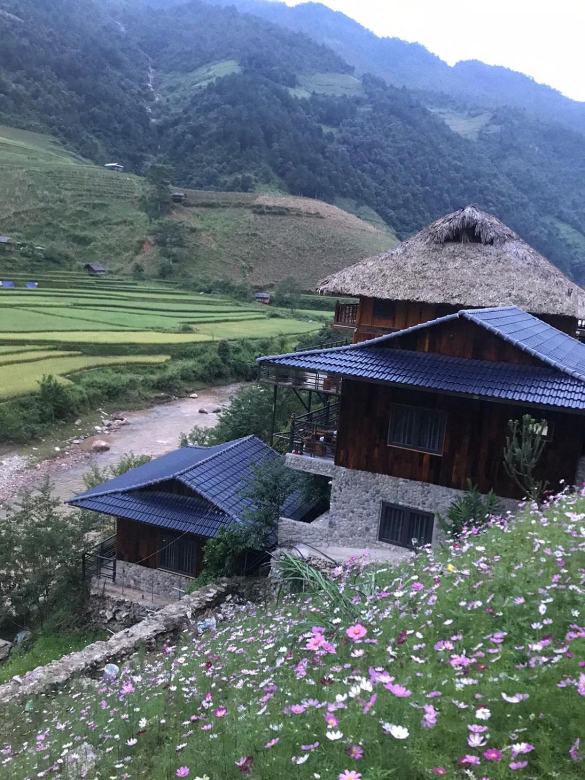 Dong Suoi H'Mong Homestay & Bungalow - Trek & Vegetarian Food Mu Cang Chai Exteriér fotografie