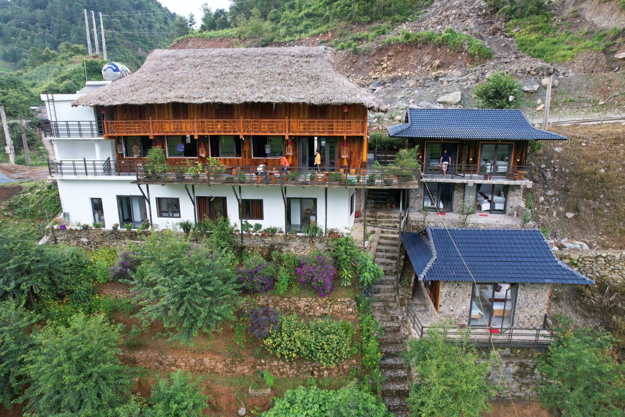 Dong Suoi H'Mong Homestay & Bungalow - Trek & Vegetarian Food Mu Cang Chai Exteriér fotografie