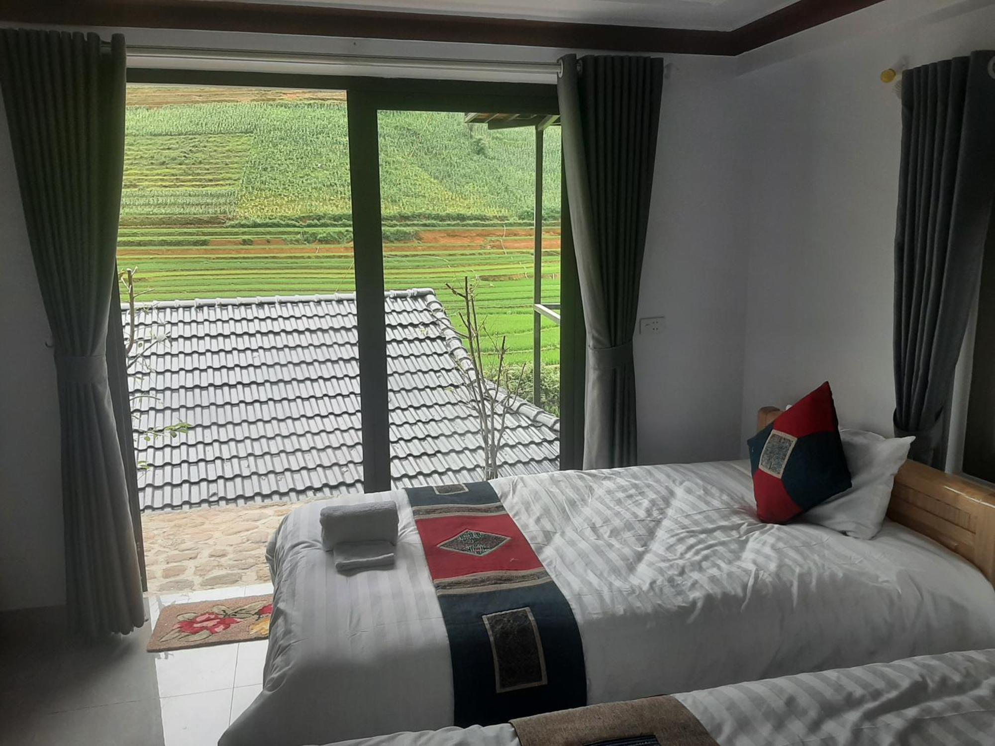 Dong Suoi H'Mong Homestay & Bungalow - Trek & Vegetarian Food Mu Cang Chai Pokoj fotografie